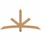 Ekena Millwork Alberta Smooth Timber Gable Bracket, Western Red Cedar, 60"W x 30"H x 3 1/2"D x 3 1/2"F, 12/12 Pitch GBW060X30X0404ALB00SWR - alternate 1